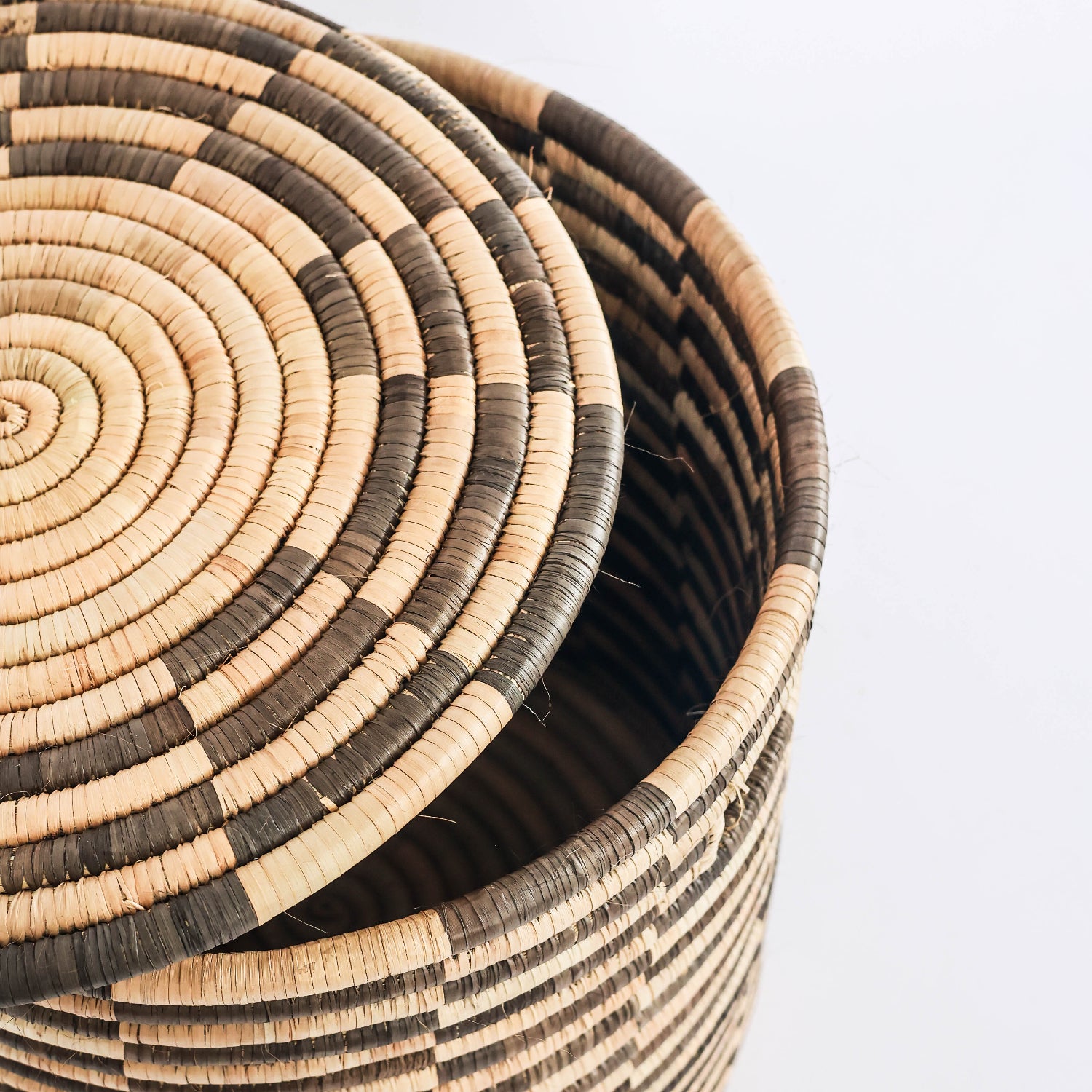 Shaded Stripe Planter Basket